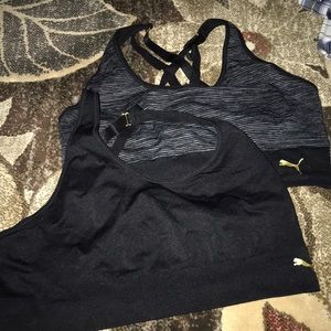 Barely worn puma sports bras. Size XL